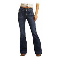 High-Rise Extra Stretch Womens Trousers  Rock & Roll Denim